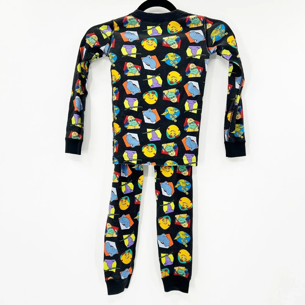 Hanna Andersson  monsters inc Pixar Collection Pajamas Set Black Kids 6-7